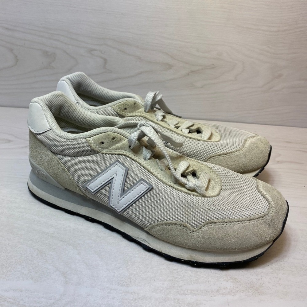 New Balance Womens 10 515 Sneaker Running Cream Suede Mesh WL515WHT Comfort